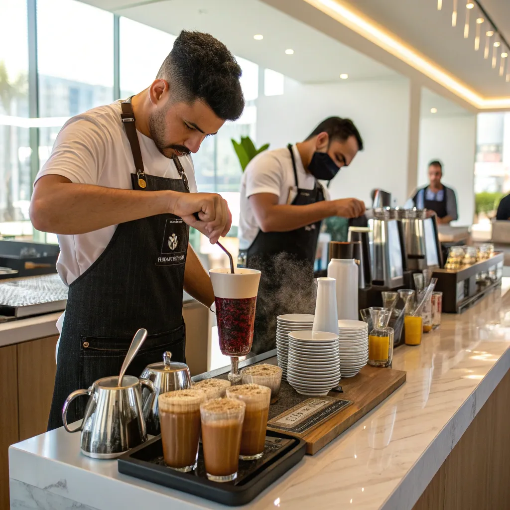 Beverage Preparation at QARVANTHIREX
